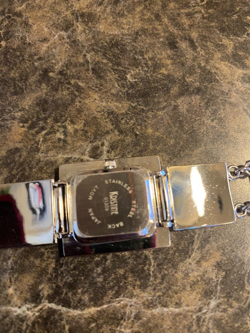 Kristine Quartz Ladies Watch with Multi-Colored Rhinestone Crystals - Picture 3 of 4